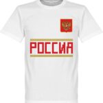 Rusland Team T-Shirt - Wit - 5XL