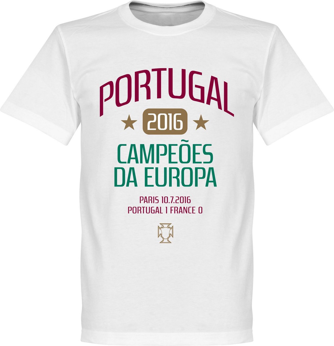 1159x1200-707 Portugal EURO 2016 Winners T-Shirt - XL - Afbeelding 1