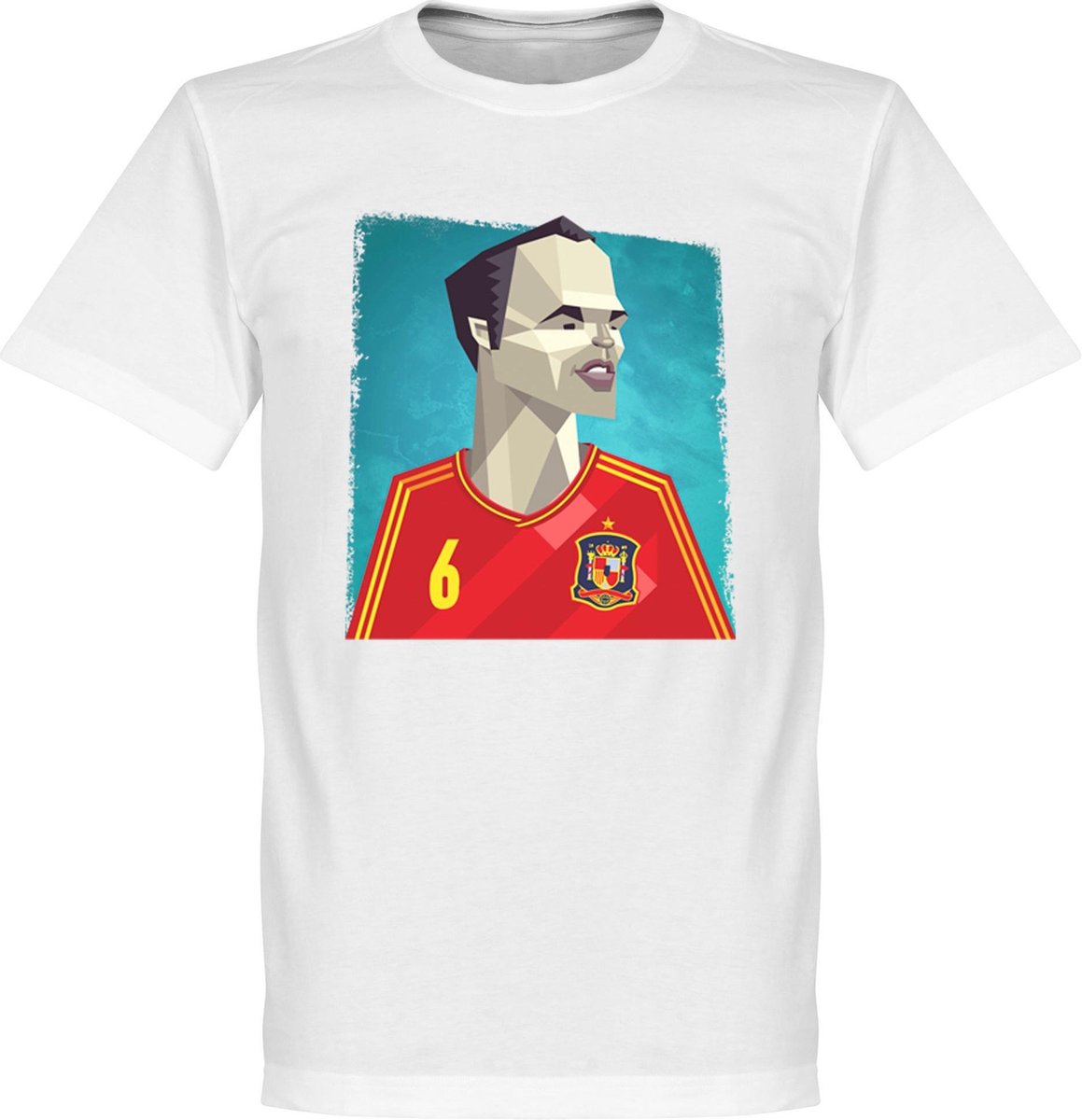 1159x1200-736 Playmaker Iniesta Football T-Shirt - XL - Afbeelding 1
