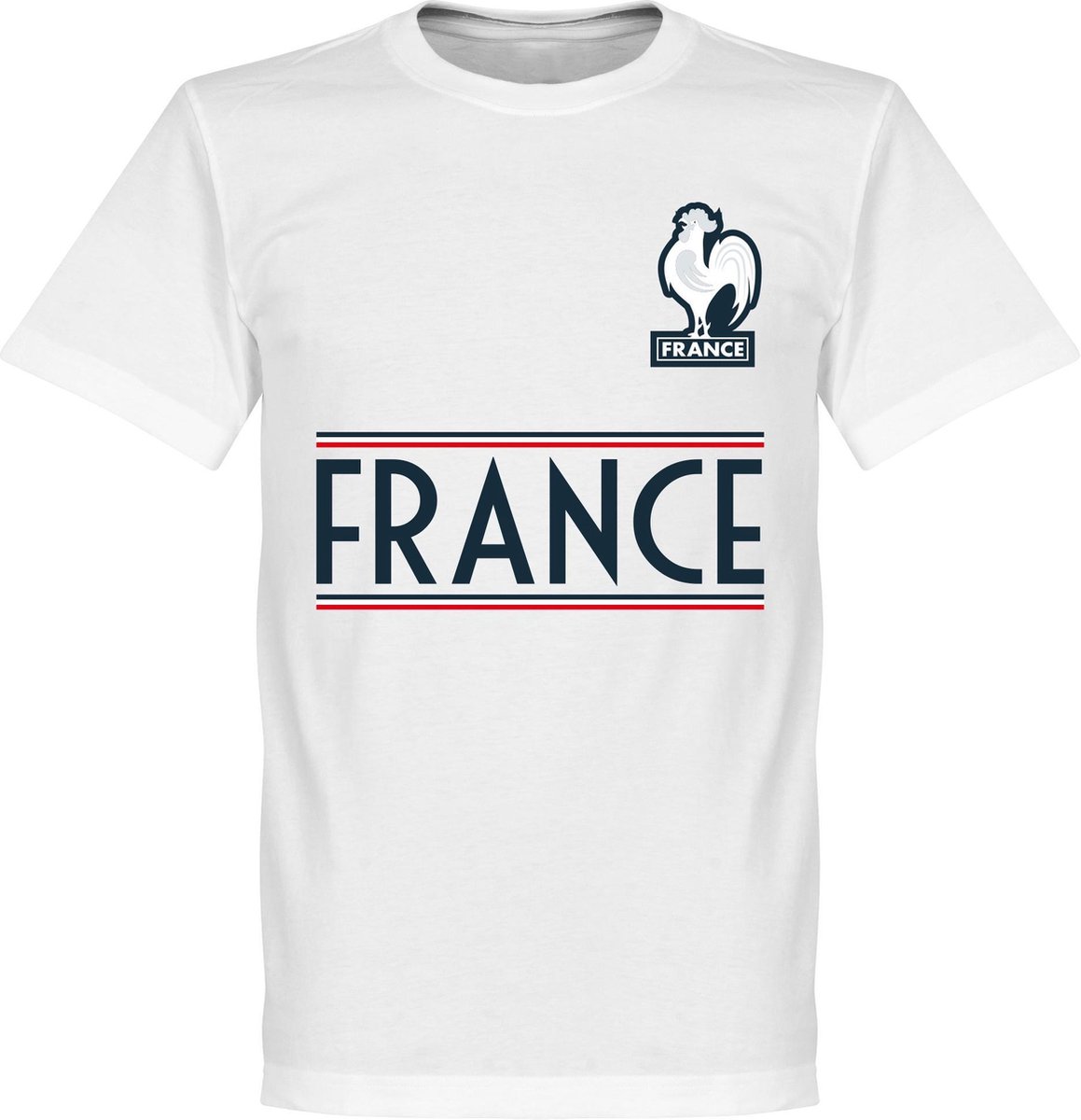 1159x1200-737 Frankrijk Team T-Shirt - Wit - XS - Afbeelding 1
