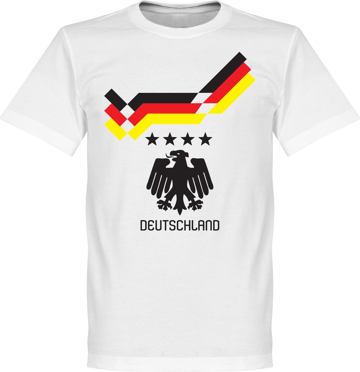 1159x1200-745 Duitsland 1990 4 Start T-Shirt - M - Afbeelding 1