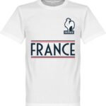 Frankrijk Team T-Shirt - Wit - L