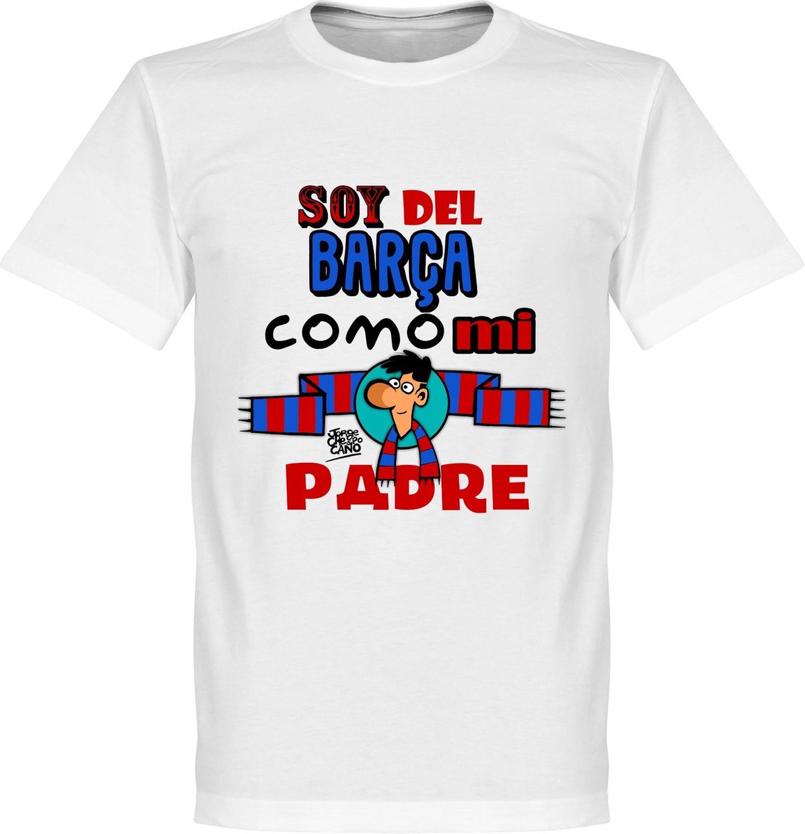 1159x1200-810 Barca Como mi Padre T-Shirt - XXL - Afbeelding 1