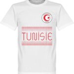 Tunesië Team T-Shirt - Wit - 5XL