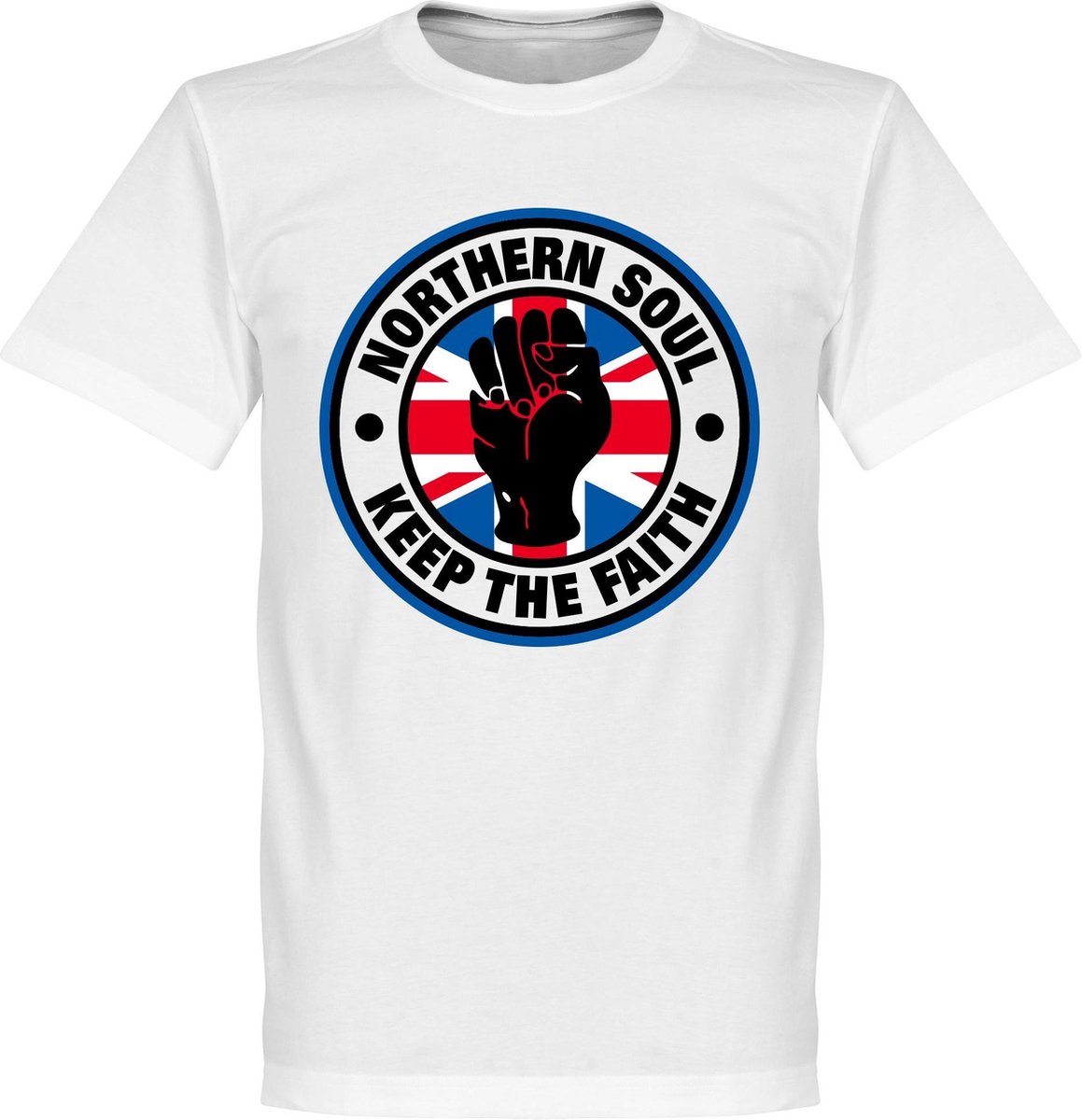 1159x1200-84 Northern Soul Union Flag T-Shirt - M - Afbeelding 1