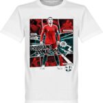 Ronaldo Portugal Comic T-Shirt - Wit - 3XL