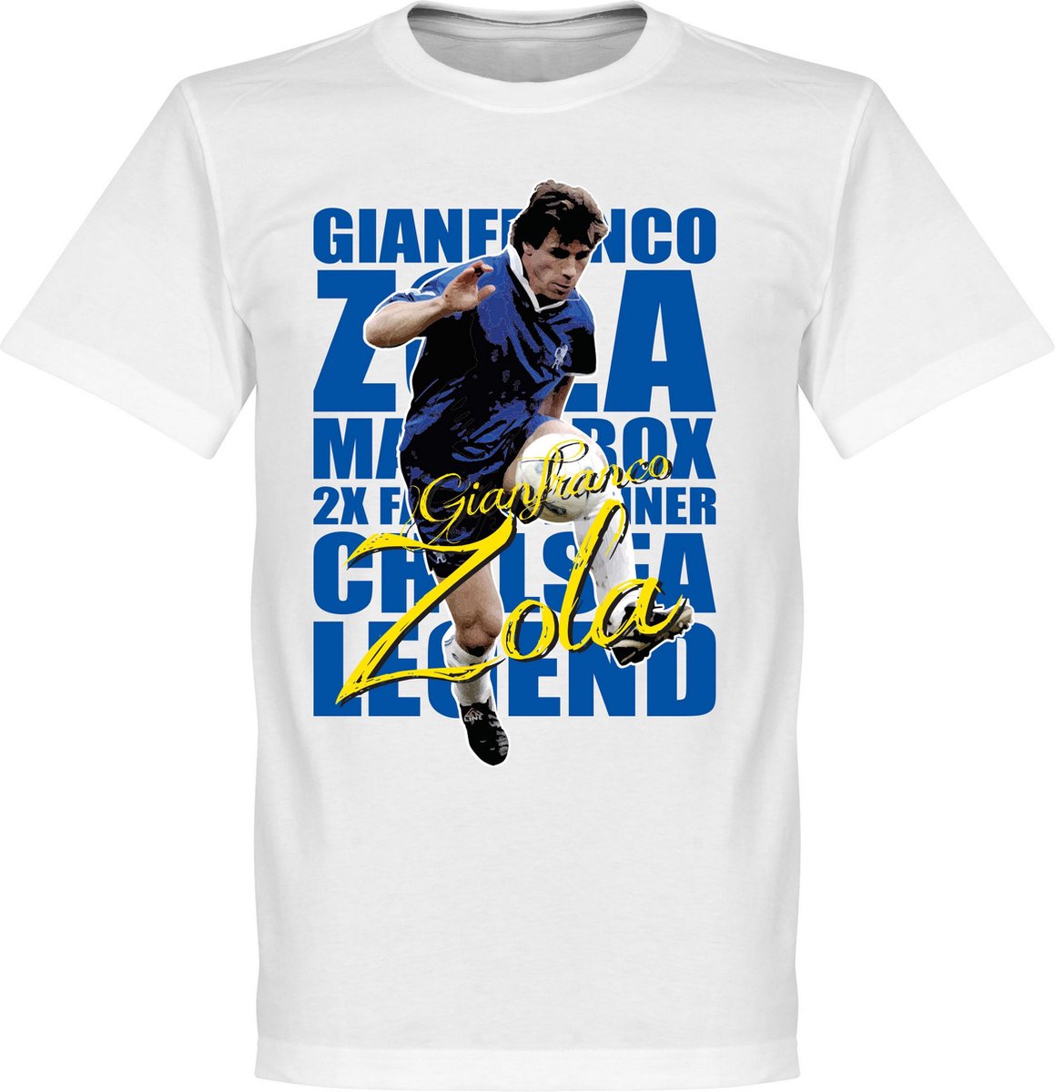 1159x1200-875 Gianfranco Zola Legend T-Shirt - M - Afbeelding 1