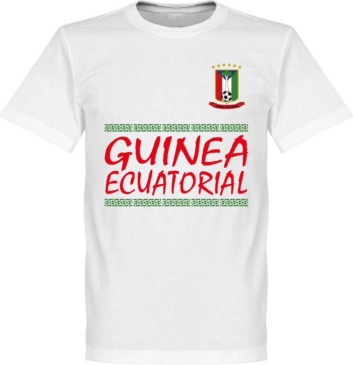 1159x1200-878 Equatoriaal-Guinea Team T-Shirt - Wit - XL - Afbeelding 1