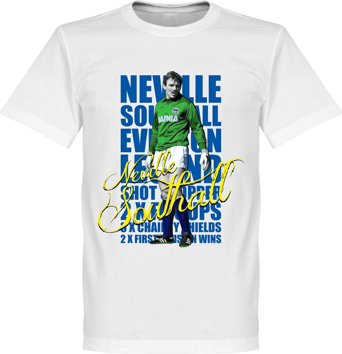 1159x1200-886 Neville Southall Legend T-Shirt - S - Afbeelding 1