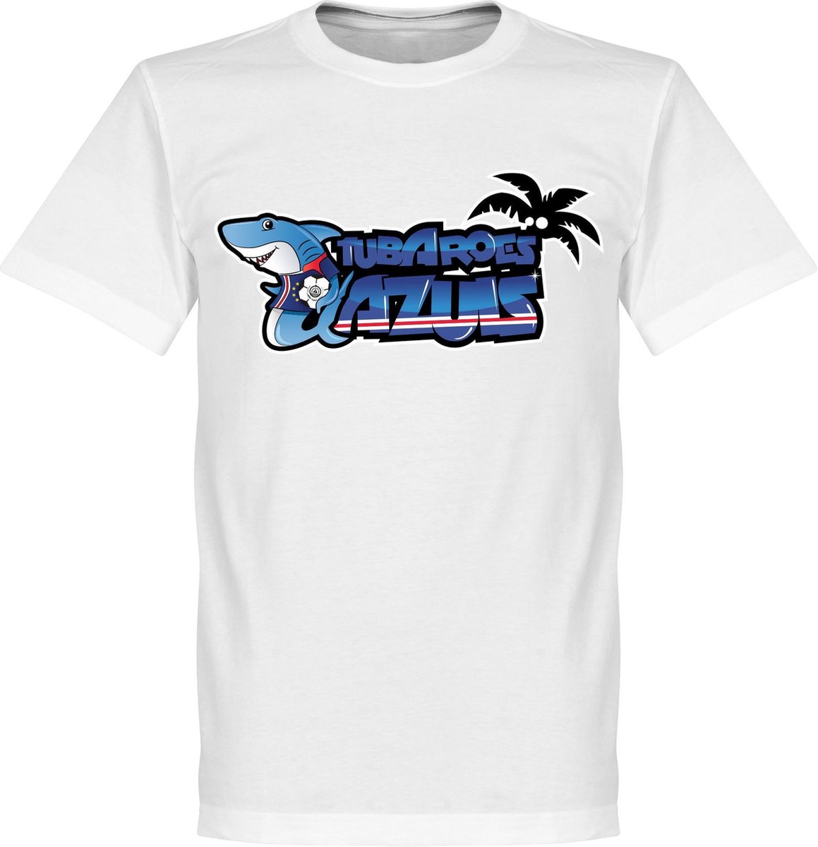 1159x1200-913 Kaapverdië Tubarões Azuis T-shirt - M - Afbeelding 1