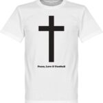 Peace, Love, Football T-shirt - S