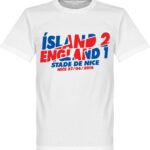 Ijsland - Engeland 2-1 Victory T-Shirt - M
