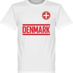 Denemarken Team T-Shirt - Wit - S