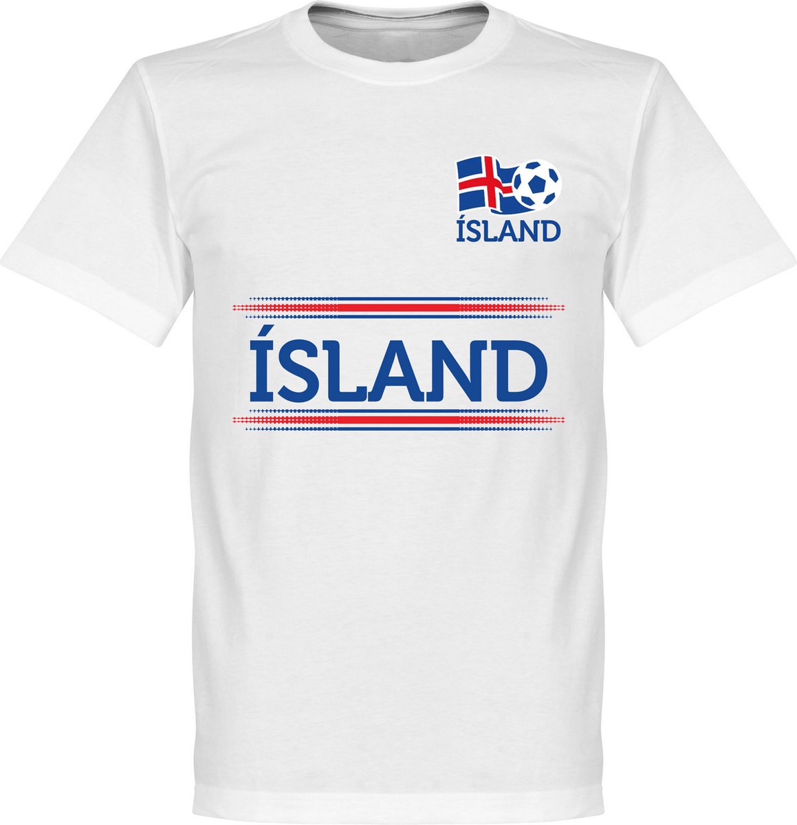 1159x1200-984 Ijsland Team T-Shirt - M - Afbeelding 1