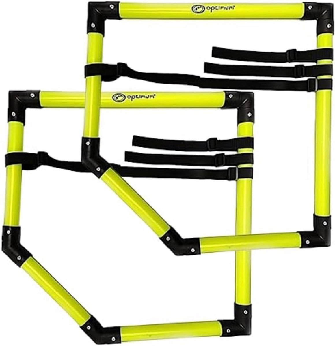 1160x1200-16 Set van 2 Voetbal Trainingsdoelen Hoekpalen - Fluorescerend Geel - Afbeelding 1