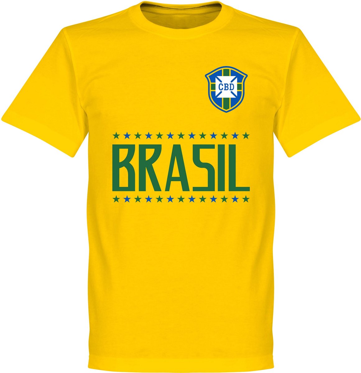 1161x1200-20 Brazilië Team T-Shirt - Geel - XS - Afbeelding 1