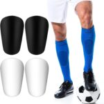 Set van 4 Mini Scheenbeschermers voor Voetbal - Unisex Bescherming voor Jongeren en Volwassenen, Ideaal voor Sporters
