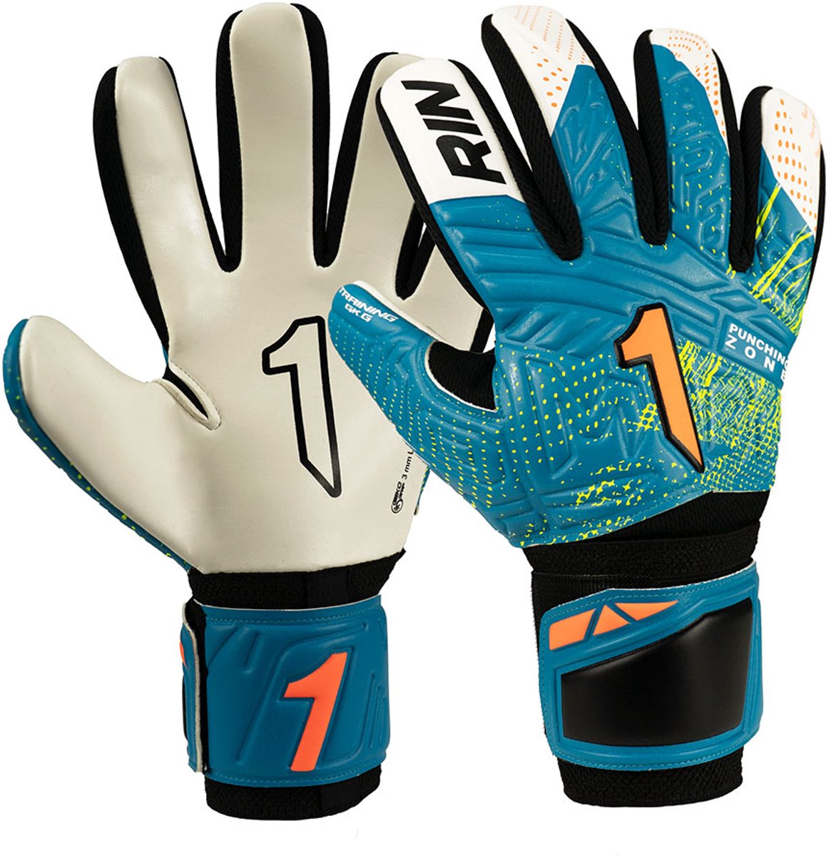 1165x1200-7 Rinat Fiera Training Keepershandschoenen Blauw 4 - Afbeelding 1