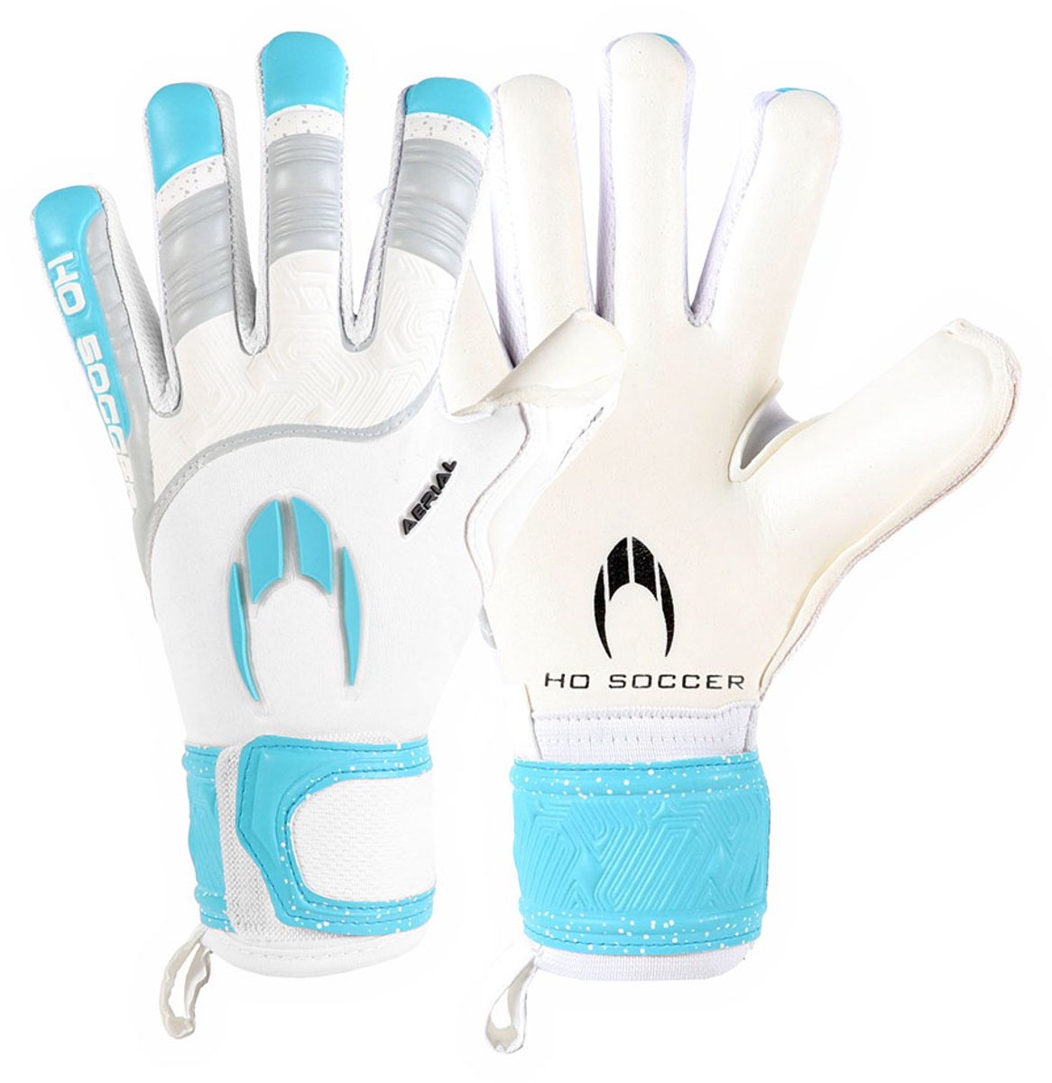 1166x1200-7 Ho Soccer Aerial Ii Ng Junior Keepershandschoenen Wit,Blauw 3.5 - Afbeelding 1