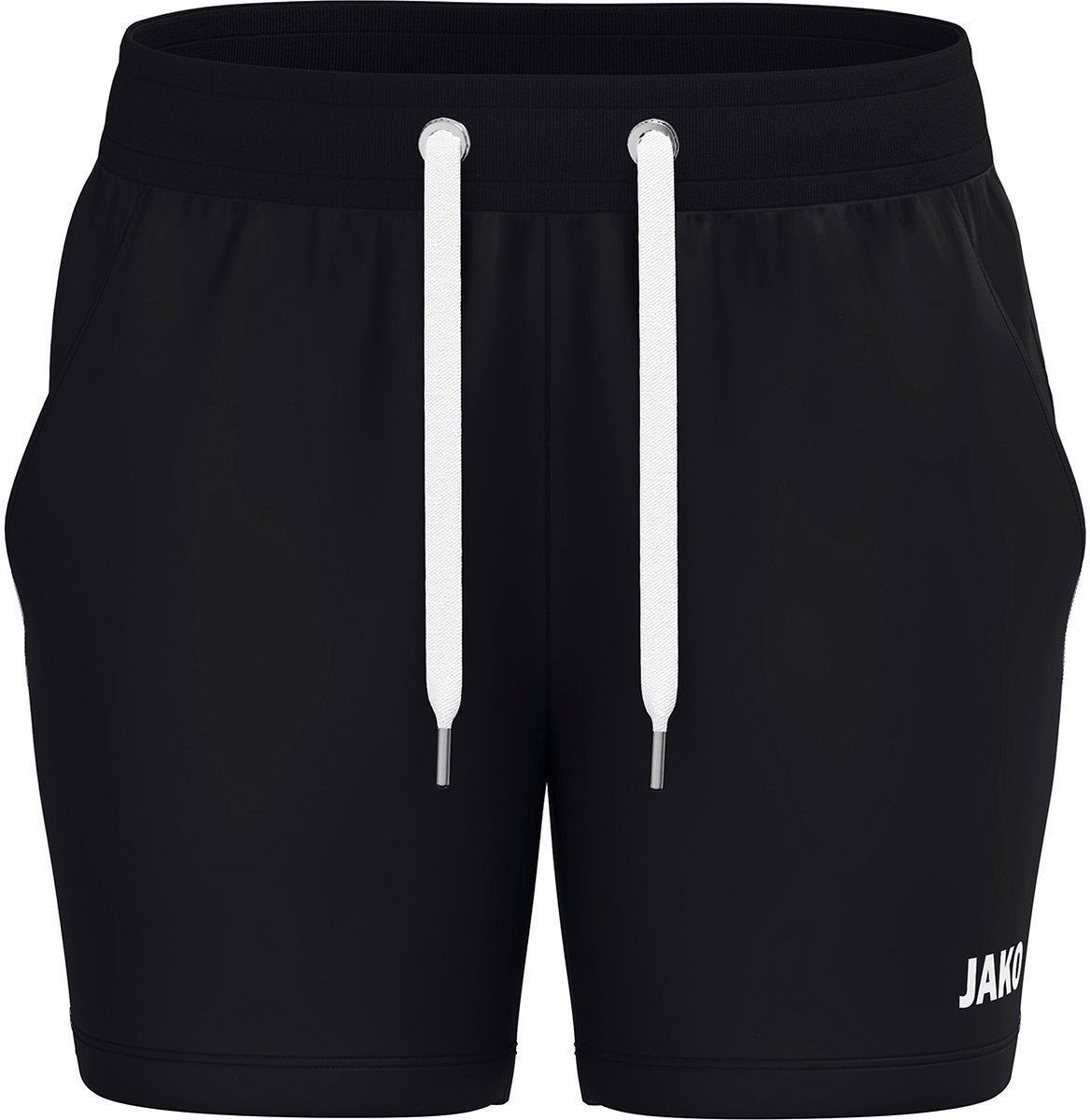 1168x1200-3 Jako One Joggingshort Dames - Zwart | Maat: 48 - Afbeelding 1