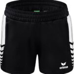 Erima Six Wings Worker Short Dames - Zwart / Wit | Maat: 40