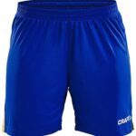 Craft Progress Contrast Short Dames - Blauw / Geel | Maat: M