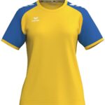 Erima Wings Shirt Korte Mouw Dames - Geel / New Royal | Maat: 36