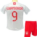Robert Lewandowski Voetbalshirt + broekje Voetbaltenue - Polen EK/WK voetbaltenue - Maat 116