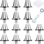 Allecto - - Aluminium Schoenstuds - Vervangende Schroeven - Duurzaam - 11mm/13mm - Perfecte Grip - Geschikt voor Voetbalschoenen - Pack van 14