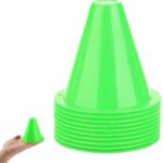 IMstore - Voetbal Trainingsconen - Plastic Marker - 10 Stuks - Vegetaal - Sportaccessoire - Geschikt voor Diverse Sporten