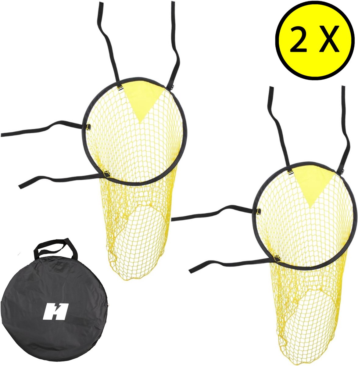 1174x1200-23 Voetbal trainingsmateriaal - Voetbal Spullen - Kruising Target - Voetbal Training - Set van 2 - Afbeelding 1