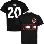 Canada David 20 Team T-Shirt - Zwart - L