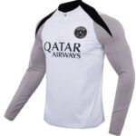 Nike Paris Saint Germain Drill Top 2025/2026 - Grijs/Wit/Zwart - Maat L - Heren