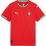Puma Fpf Portugal Replica 2025 Thuis Korte Mouw T-shirt Junior Rood 15-16 Years Jongens,Meisjes
