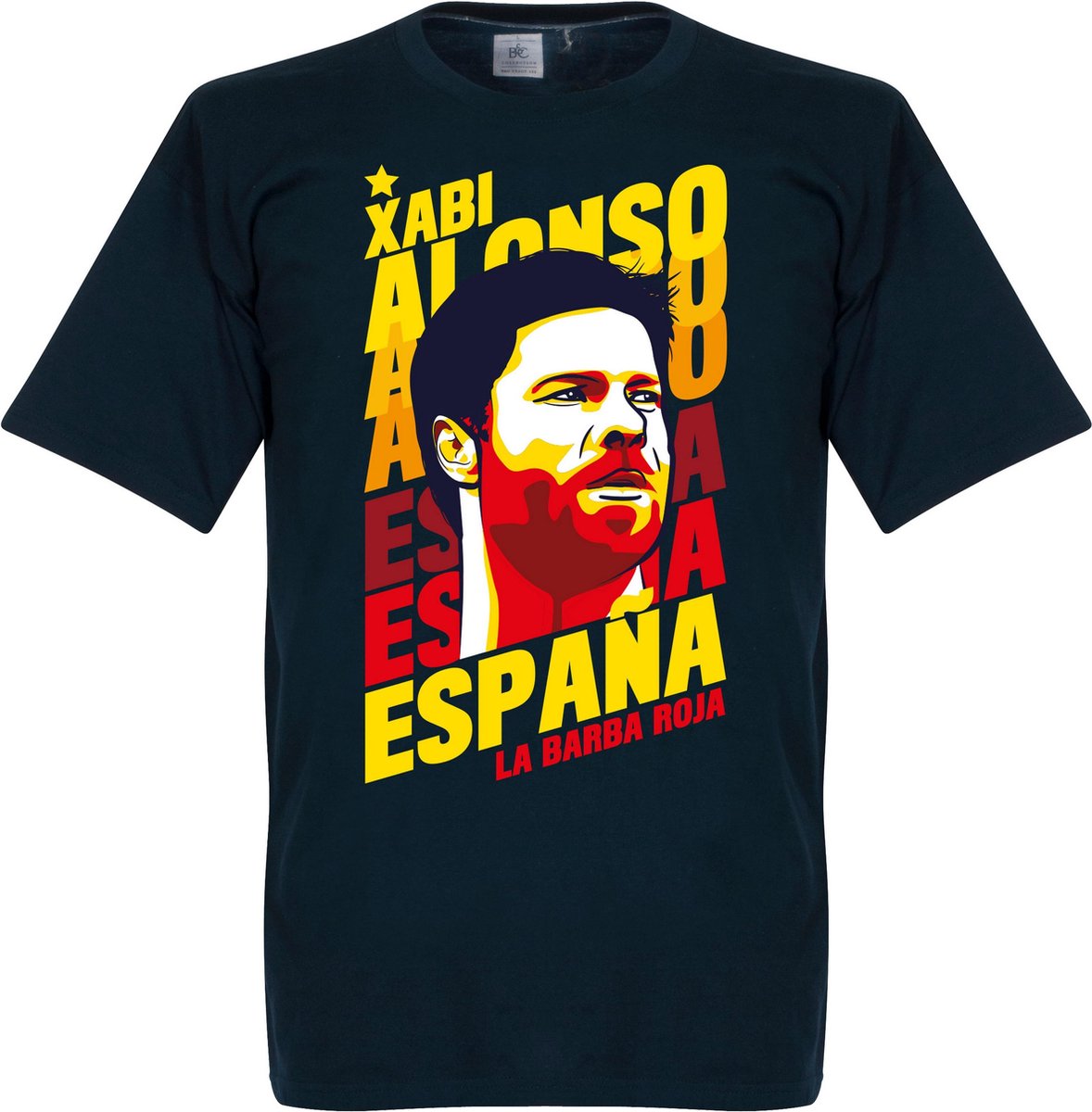 1178x1200-14 Xabi Alonso Portrait T-Shirt - M - Afbeelding 1