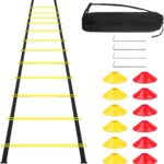 Uitgebreide Trainingsset voor Voetbal en Atletiek: Ladders, Kegels en Palen voor Coördinatie en Snelheid