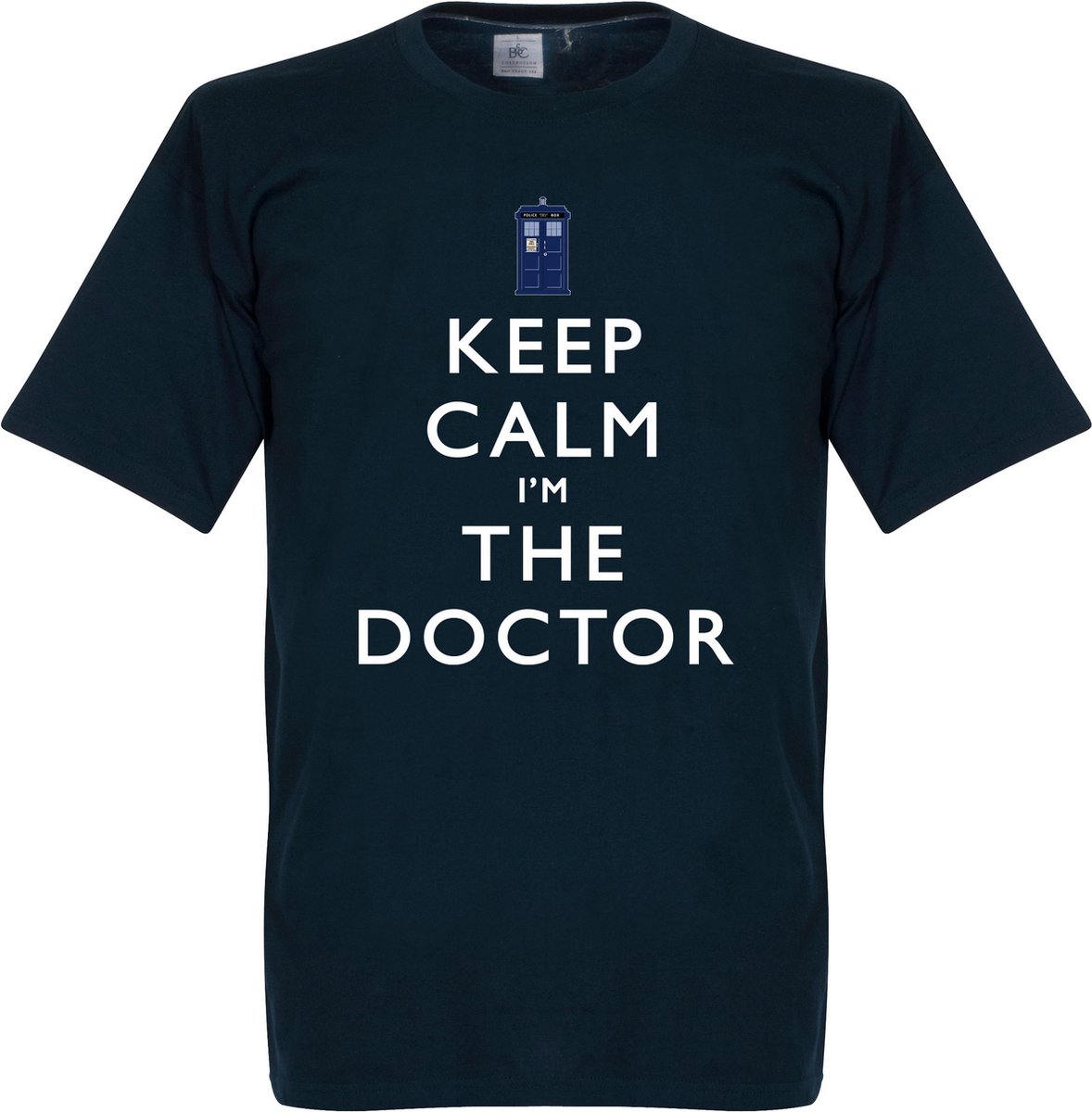 1178x1200-36 Keep Calm I'm The Doctor T-Shirt - Navy - Kinderen - 152 - Afbeelding 1