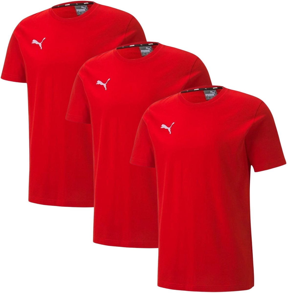 1179x1200-27 Puma teamGOAL Shirt Heren (3-pack) - Maat XXL - Afbeelding 1