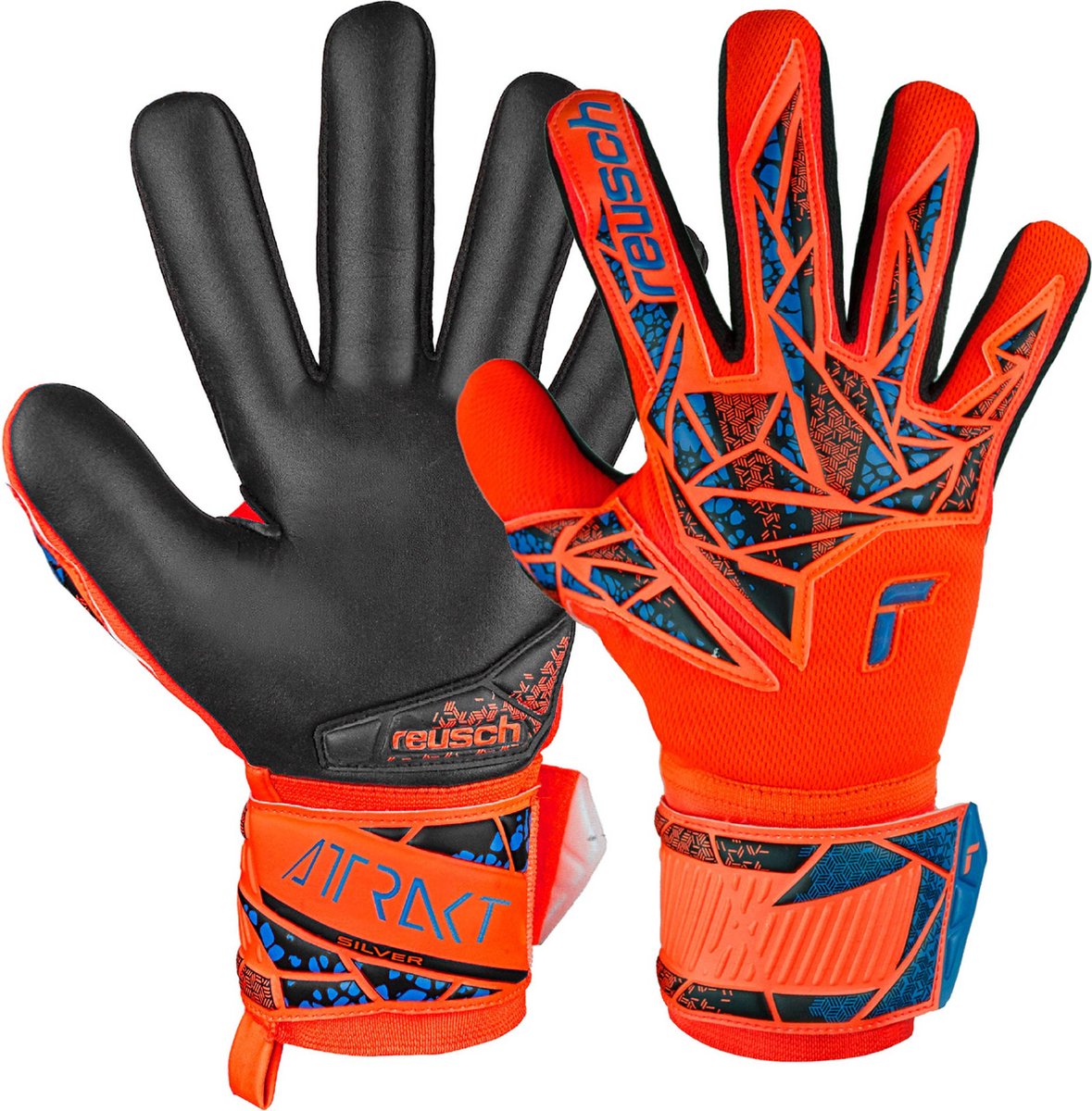 1179x1200-37 Reusch Torwarthandschuh Attrakt Silver NC - Afbeelding 1