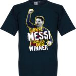Messi 5 Times Ballon D'Or Winner T-Shirt - XL