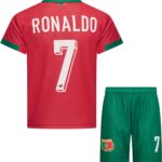 Cristiano Ronaldo CR7 Portugal Tenue - Voetbal Shirt + broekje set Maat XXL