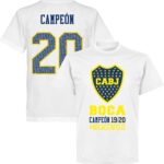 Boca Junior Campeon 20 T-shirt - Wit - 5XL