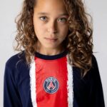 PSG Pyjama Kinderen - Maat 116 t/m 152 - Blauw - Jongens en Meisjes - 100% Katoen - Officiële PSG Merchandise