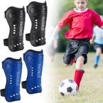 2 Paar Scheenbeschermers voor Kinderen, Lichtgewicht Bescherming, Ademend Voetbal Scheenbescherming voor Jongens en Meisjes, Ideaal voor Beginners