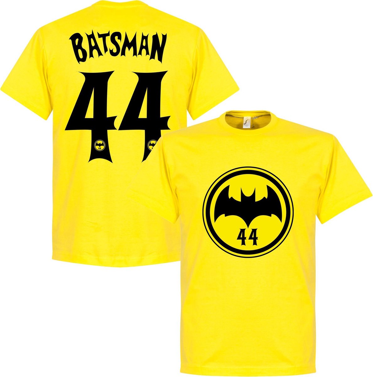 1188x1200-1 Batsman Bathuayi 44 T-Shirt - Geel - XXL - Afbeelding 1