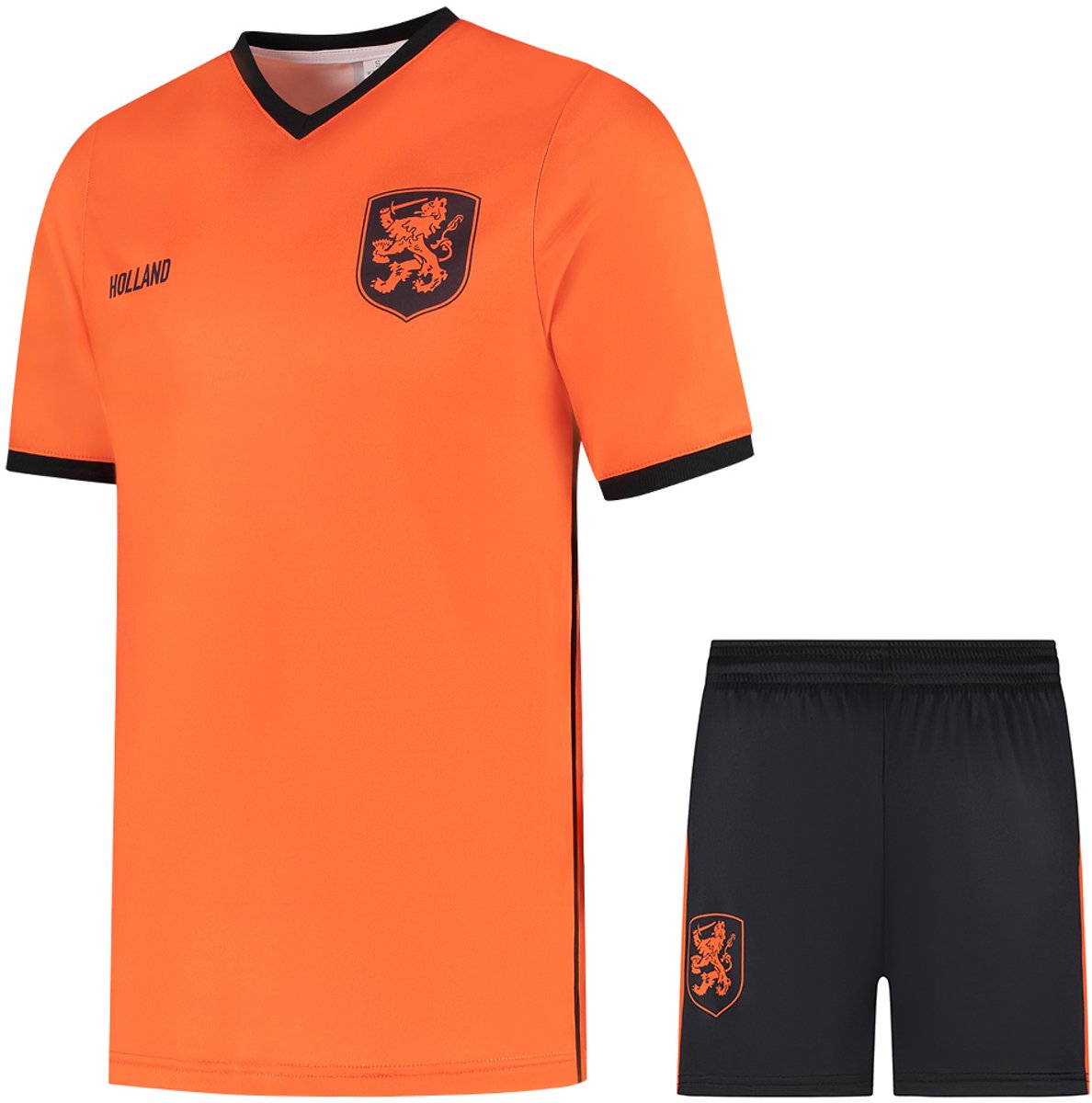 1188x1200-28 Nederlands Elftal Voetbaltenue - Oranje Shirt - WK 2026 - Voetbal Tenue Kinderen - Shirt en Broekje - Jongens en Meisjes - Volwassenen - Heren en Dames - Maat 128 - Afbeelding 1