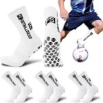 3 Paar Sportsokken Voetbal met Antislip - Ademend voor Dames en Heren