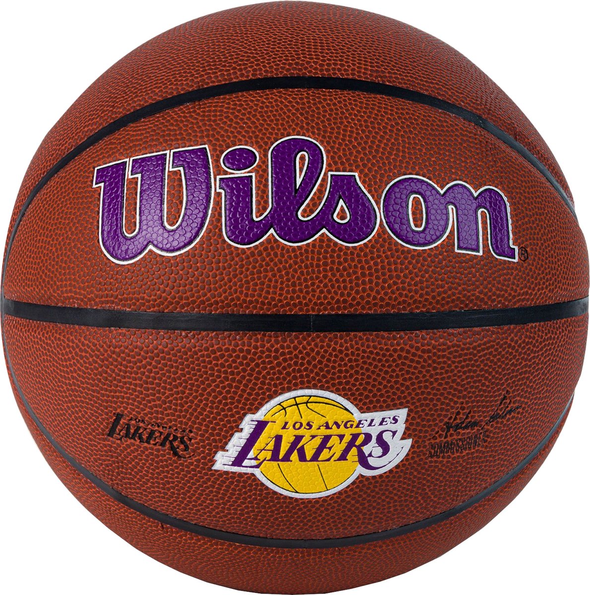 1189x1200-34 Wilson NBA Los Angeles Lakers Basketbal Maat 7 - Afbeelding 1