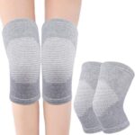 Allecto Plus - Sport Knie Mouwen voor Thermische Ondersteuning en Bescherming bij Hardlopen, Voetbal, Basketbal - Donkergrijs - Maat 10.6x5.9 inch