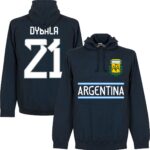 Argentinië Dybala 21 Team Hoodie - Navy - Kinderen - 104